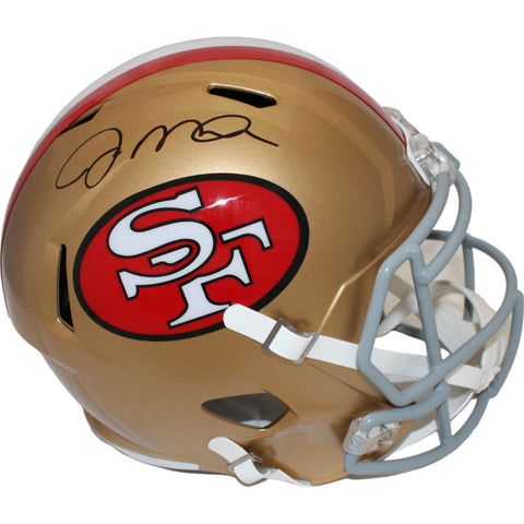 Joe Montana Autographed San Francisco 49ers TB F/S Tribute Helmet FAN 44052