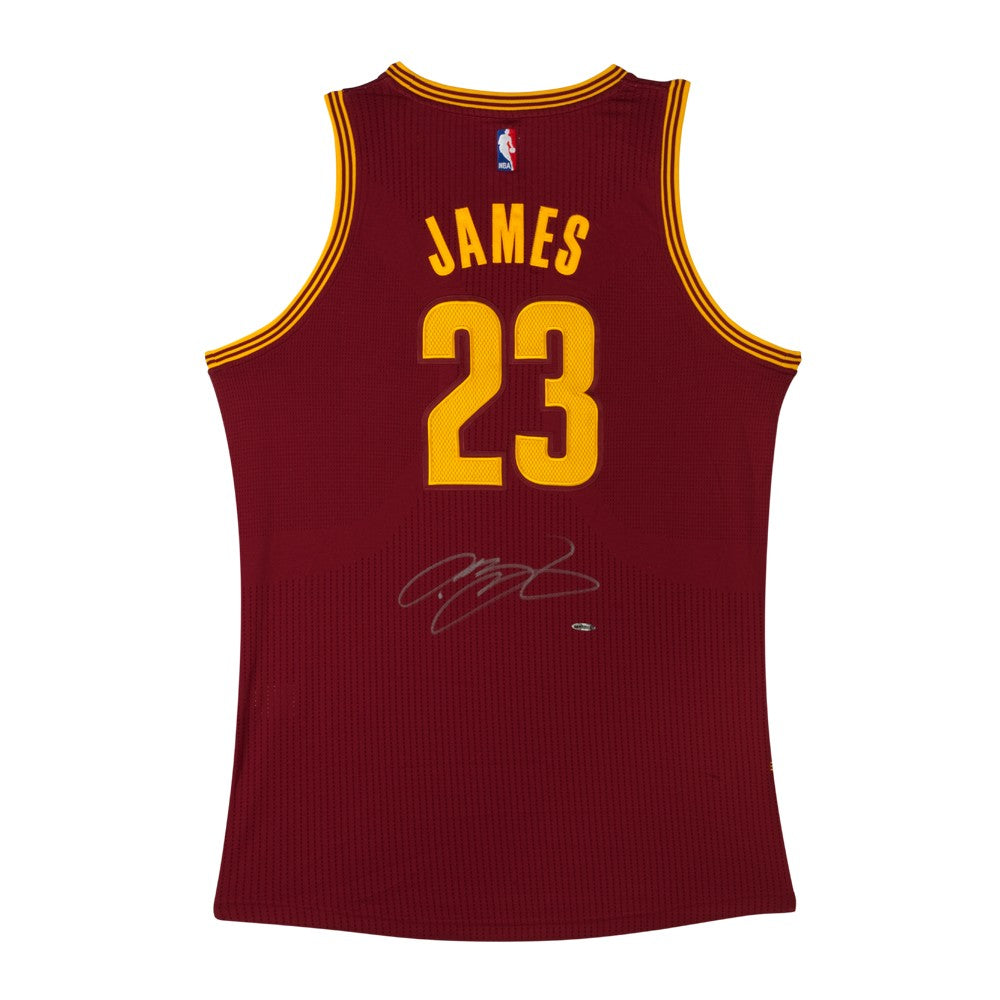 LeBron James Signed Cleveland Cavaliers Authentic Adidas Road
