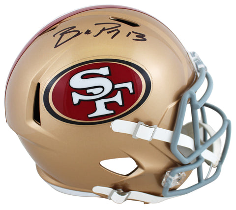 Brock Purdy Autographed San Francisco 49ers Full Size Speed Replica Helmet