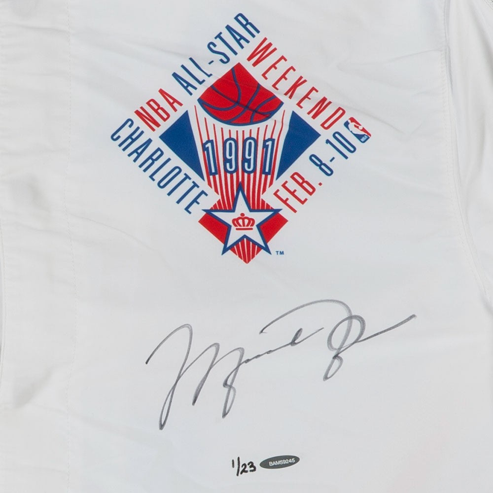Michael Jordan Autographed Mitchell & Ness 1991 NBA All-Star Game