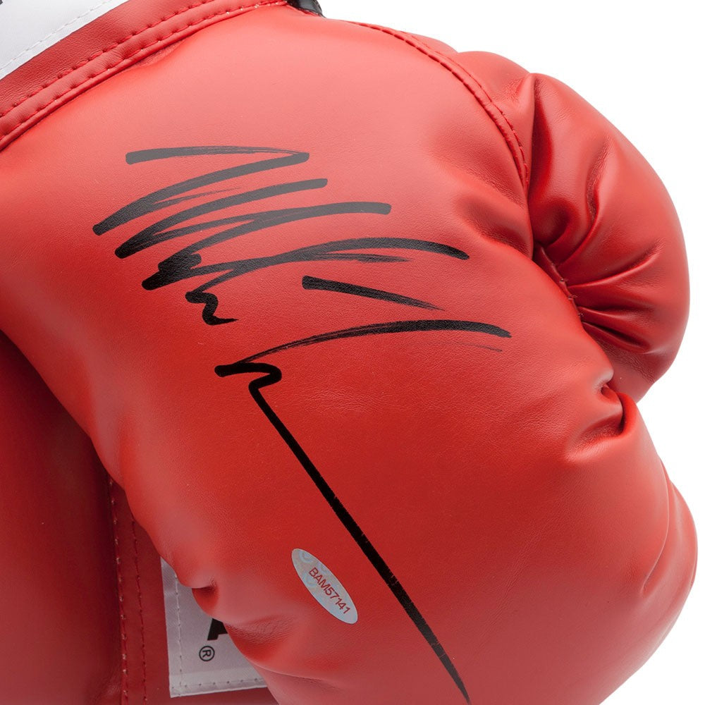 Mike Tyson Autographed Red Everlast Boxing Gloves – Super Sports