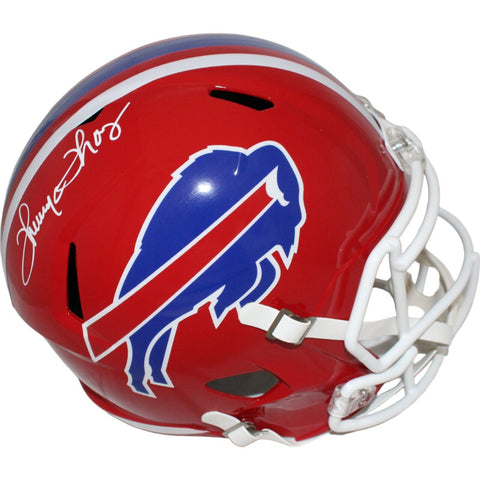 Thurman Thomas Autographed/Signed Buffalo Bills F/S Helmet TB Beckett 43267