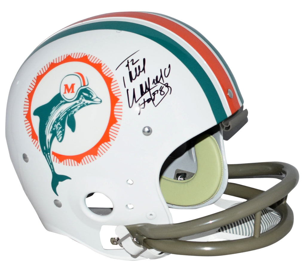 dolphins maimi football helmet PAUL WARFIELD SIGNED MIAMI DOLPHINS FULL SIZE THROWBACK TK HELMET W/ H – Super Sports Center