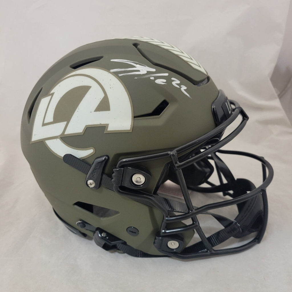 blake on football helmets BLAKE CORUM SIGNED LOS ANGELES RAMS F/S STS SPEEDFLEX AUTHENTIC HELMET – Super Sports Center