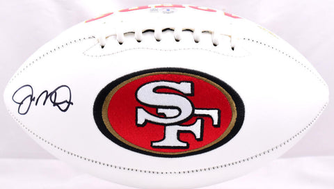 Joe Montana Autographed San Francisco 49ers Logo Football - Beckett Hologram