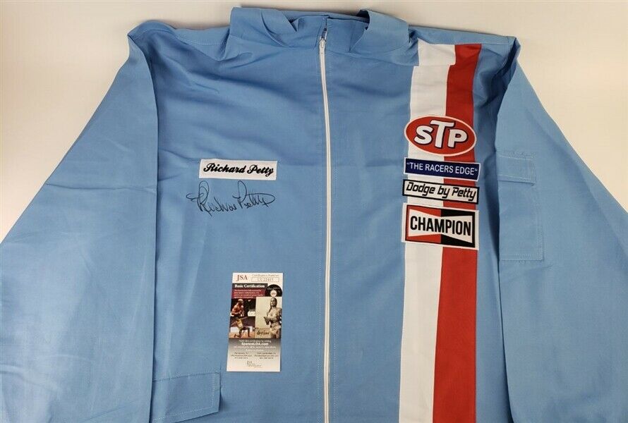 Richard Petty Signed Custom Racing Jacket (JSA Witness COA) Nascar