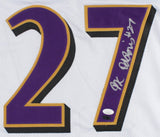 J.K. Dobbins Signed/Auto Baltimore Ravens Custom Football Jersey JSA 162048