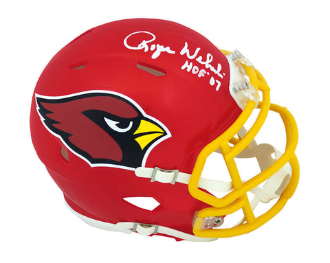 Roger Wehrli Signed Cardinals FLASH Riddell Speed Mini Helmet w/HOF'07 -(SS COA)