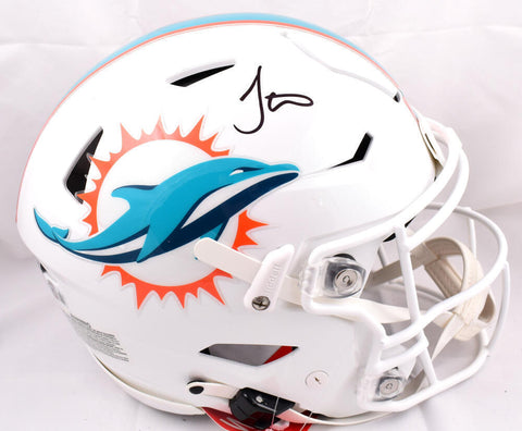 Tyreek Hill Autographed Miami Dolphins F/S Speed Flex Helmet- Beckett W Hologram