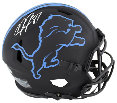 Lions Calvin Johnson Signed Eclipse Full Size Speed Proline Helmet BAS Witnessed