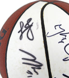 2010-11 Heat (15) James, Wade, Miller Signed Family Festival Basketball JSA