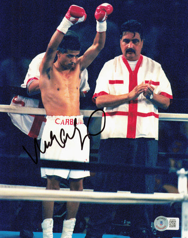 Michael Carbajal Autographed Signed 8x10 Photo Beckett BAS QR #BH29094
