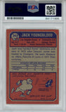 Jack Youngblood Autographed 1973 Topps #343 Rookie Card PSA Slab 43579