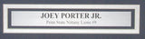 Joey Porter Jr.Autographed/Inscr 16x20 Photo Penn State Framed PSA/DNA 180117