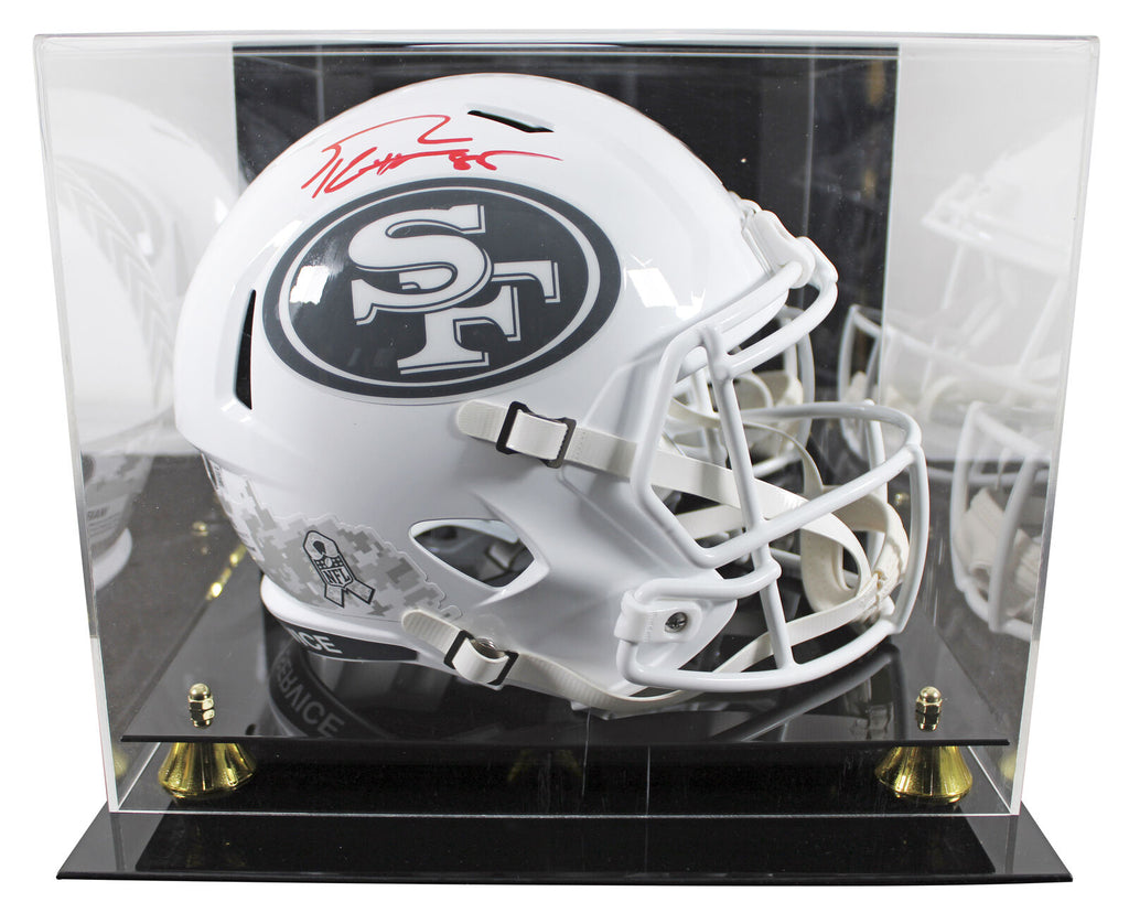 49ers football helmet back FRANK GORE SIGNED SAN FRANCISCO ECLIPSE FULL SIZE SPEED B Super Sports Center Additional Details 49ers George Kittle Signed STS