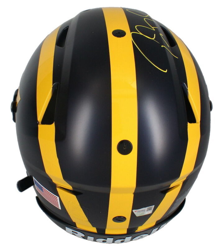 Tom Brady Autographed Michigan Wolverines Authentic Speed Flex Helmet – Super Sports Center