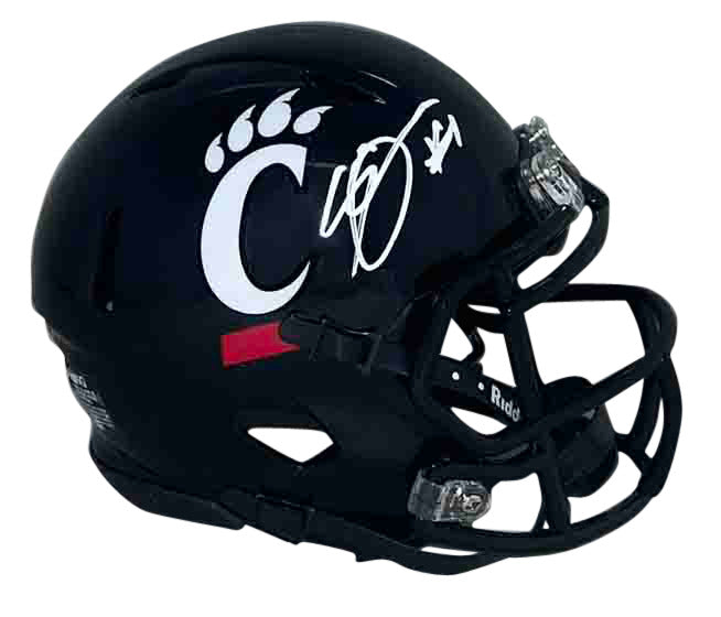 cincinnati bearcats mini football helmet University of 8057413 AHMAD SAUCE GARDNER SIGNED CINCINNATI