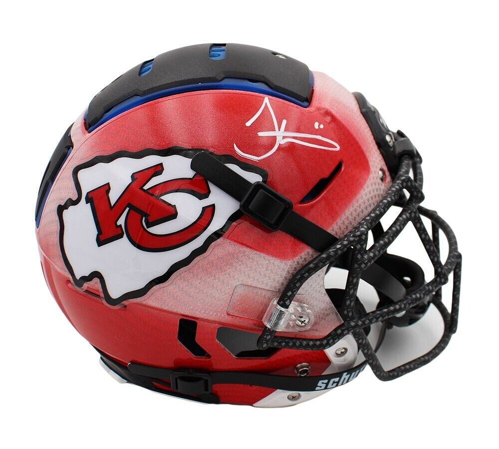 f7 football helmet near me Tyreek Hill Signed Kansas City Chiefs Schutt F7 Authentic Hydro NFL He – Super Sports Center