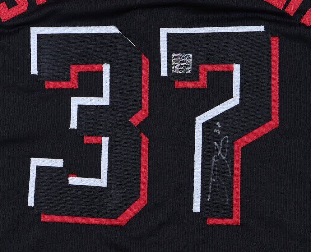 Tyler Stephenson Signed Cincinnati Reds City Connect Black Jersey