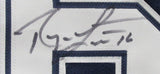 Ryan Leaf Autographed Dallas Cowboys Blue Custom Football Jersey JSA