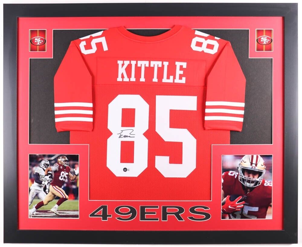 George Kittle Autographed Jersey - Beckett Authentic - Red