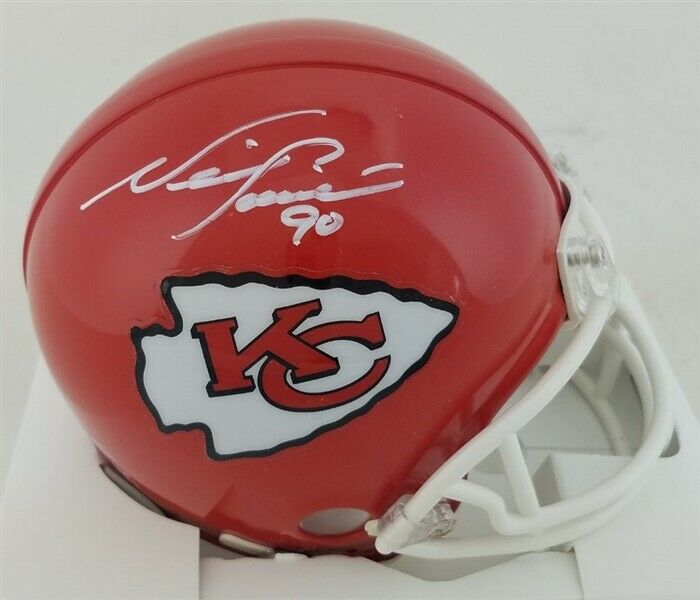 Neil Smith Signed Kansas City Chiefs Mini Helmet (JSA Witness COA) – Super Sports Center