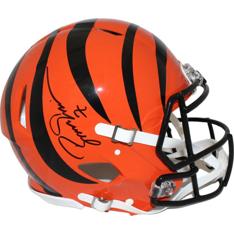 Boomer Esiason Signed Cincinnati Bengals Authentic Helmet BAS 43073