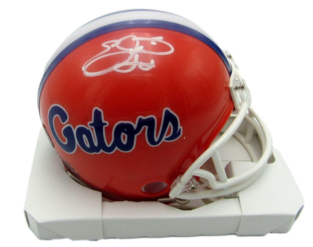 emmitt smith florida helmet Autographed Gators Chrome Speed Mini Helmet-Beckett W Holo Emmitt Smith HOF Signed/Auto Florida