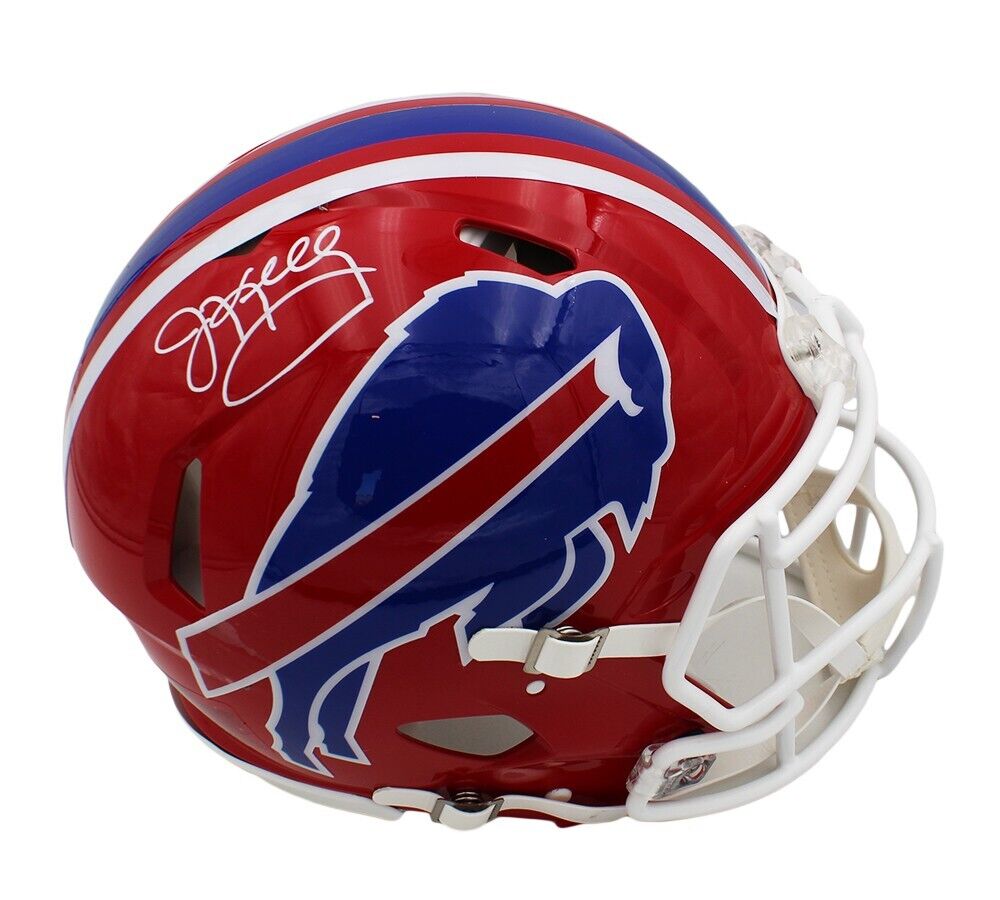 Jim Kelly Signed Buffalo Bills Speed Authentic Throwback 87-01 NFL Hel – Super Sports Center