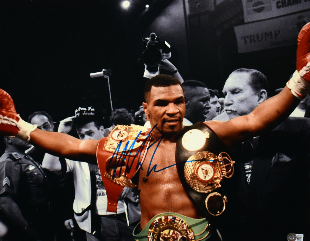 thumbnail image 2 of Mike Tyson Authentic Signed 8x10 Photo - Vertical Spotlight - Autographed & Certified By BAS 2 of 5
