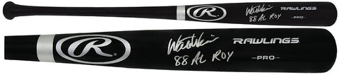 Walt Weiss Signed Rawlings Black Baseball Bat w/88 AL ROY - (SS COA)