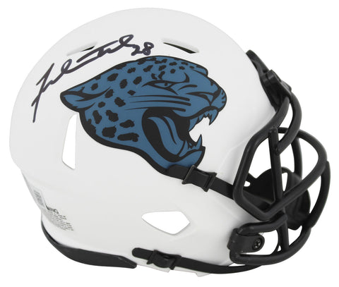 Jaguars Fred Taylor Authentic Signed Lunar Speed Mini Helmet BAS Witnessed
