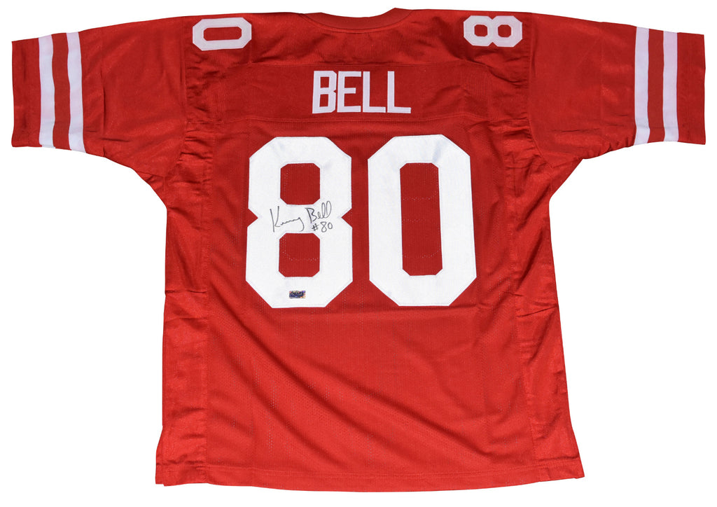 KENNY BELL AUTOGRAPHED SIGNED NEBRASKA CORNHUSKERS #80 RED JERSEY