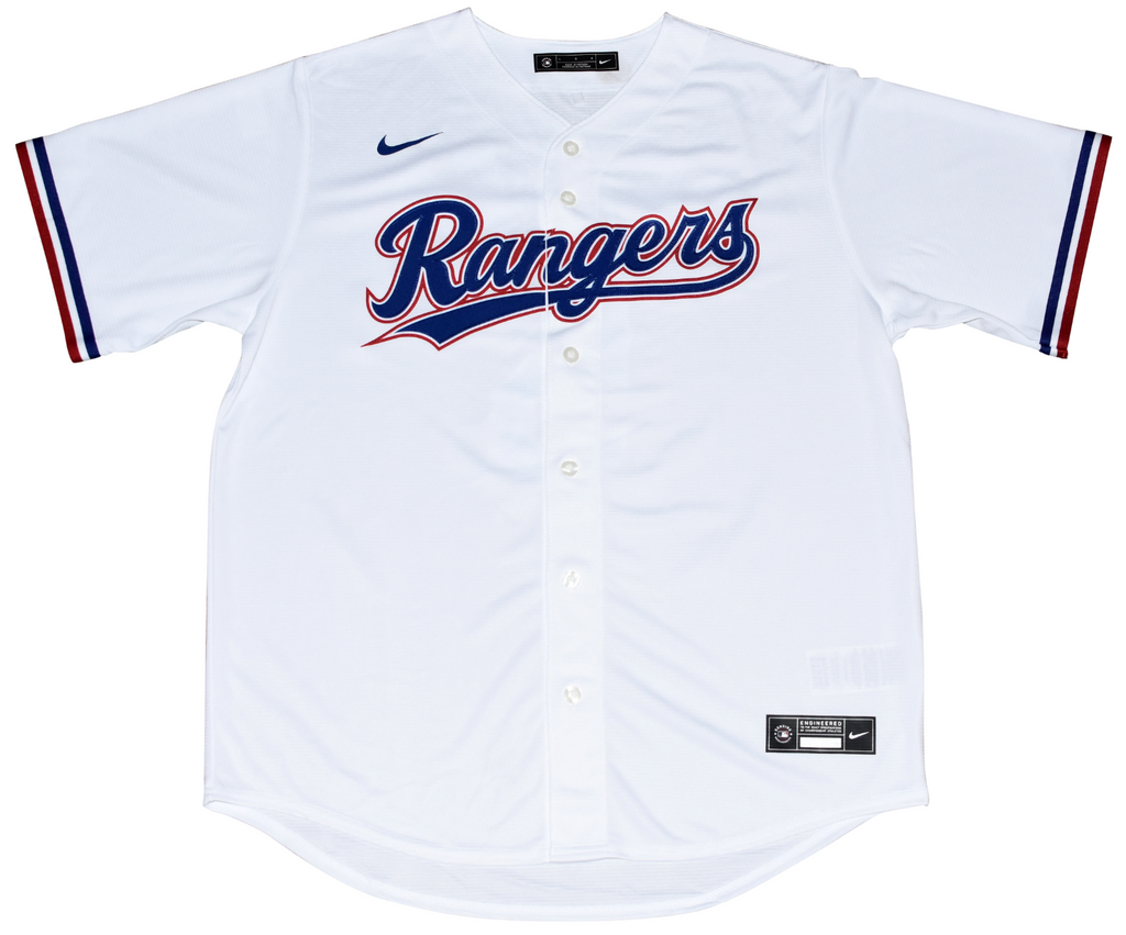 COREY SEAGER SIGNED AUTOGRAPHED TEXAS RANGERS #5 WHITE NIKE JERSEY