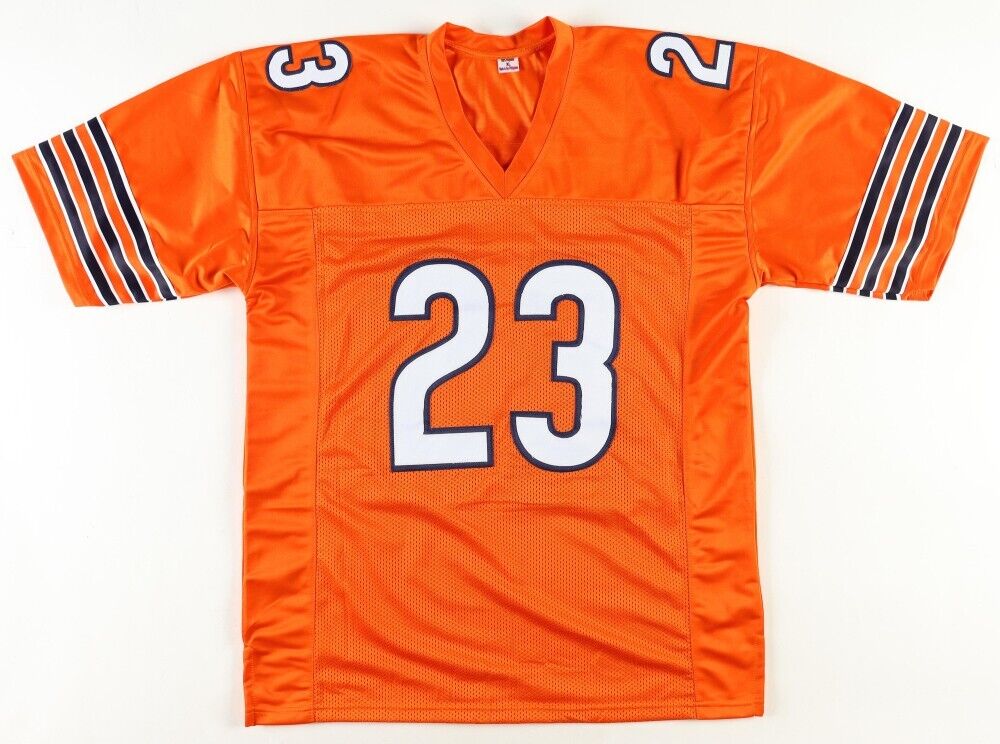 Devin Hester Signed Chicago Bears Orange Jersey (PSA) NFL All Time