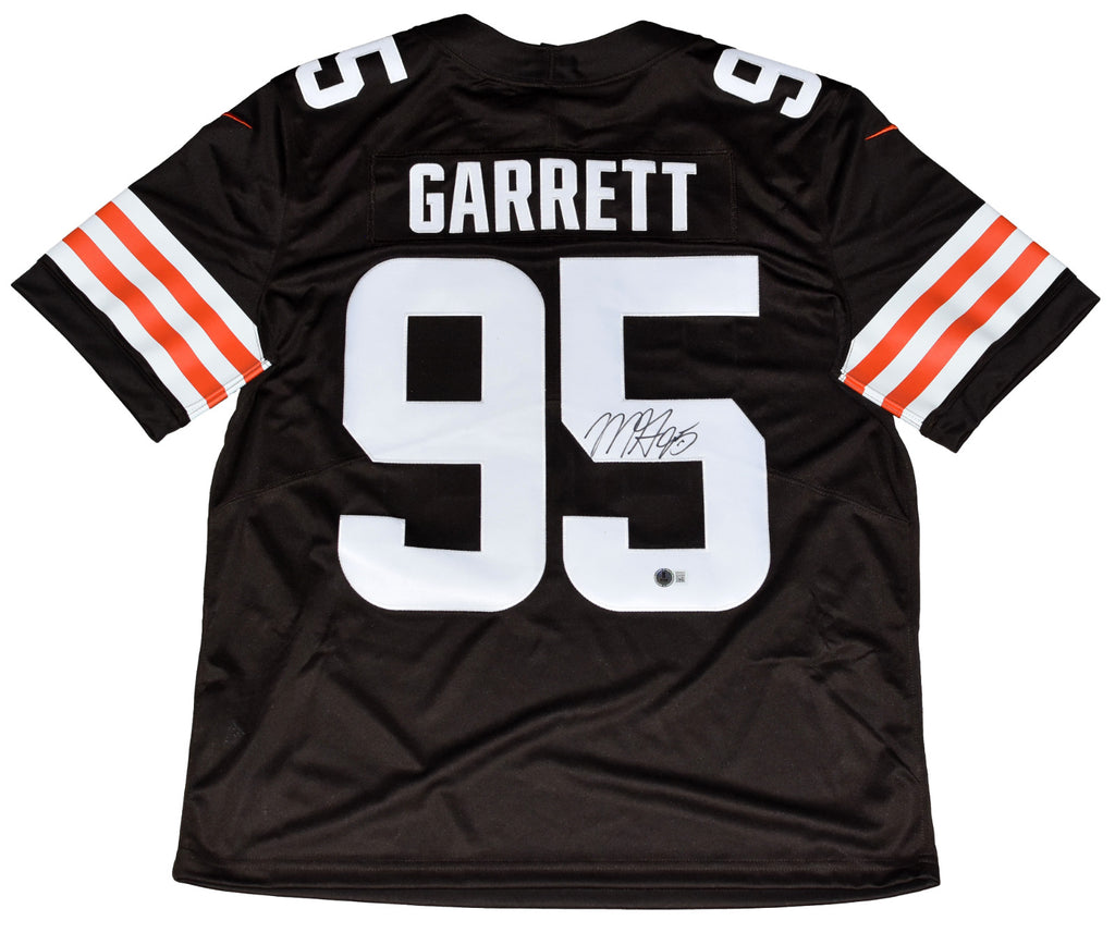 MYLES GARRETT SIGNED CLEVELAND BROWNS #95 NIKE LIMITED JERSEY