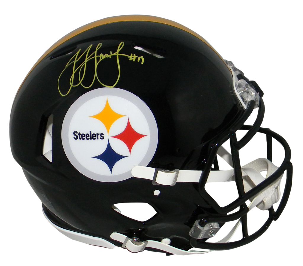 juju smith helmet JUJU SMITH-SCHUSTER SIGNED PITTSBURGH STEELERS FULL SIZE AUTHENTIC SPE – Super Sports Center