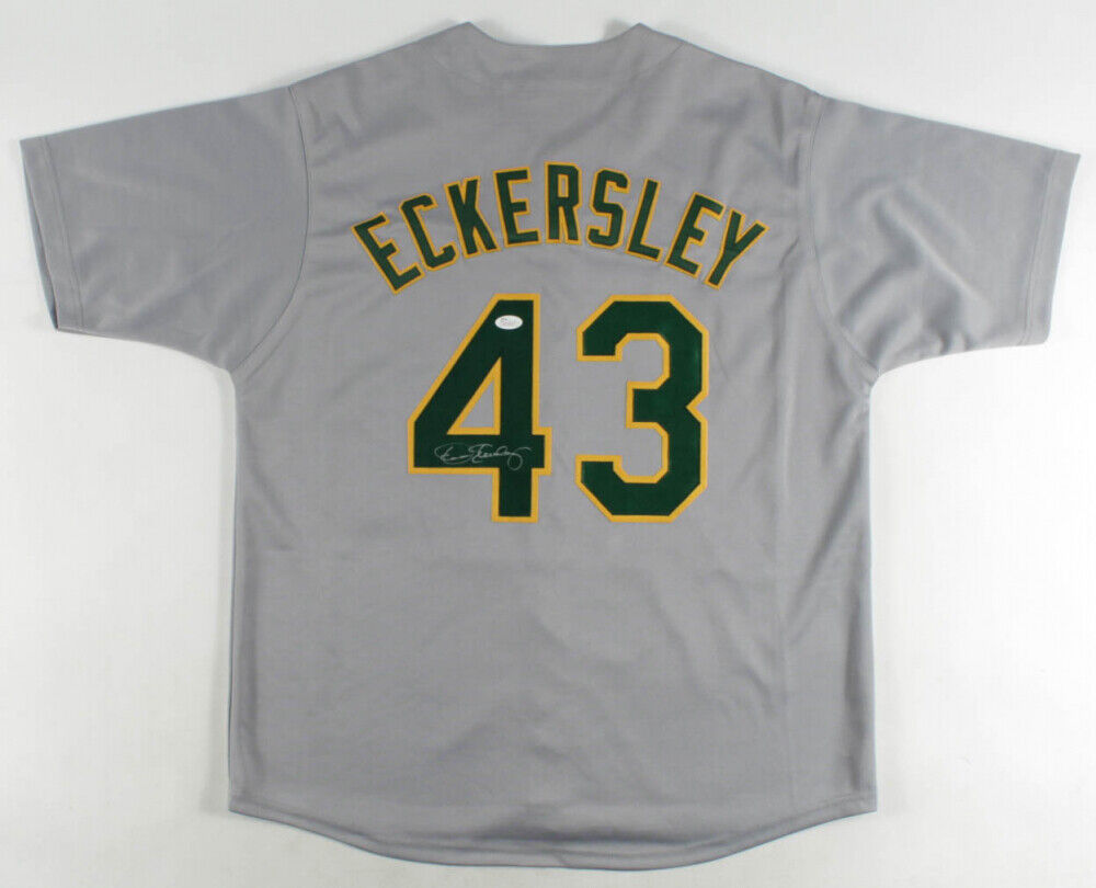 Dennis Eckersley Signed Oakland Athletics Jersey (JSA COA) 1992 MVP & –  Super Sports Center
