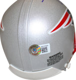 Ty Law Autographed New England Patriots VSR4 Mini Helmet w/insc BAS 40058