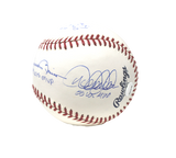 Derek Jeter/Rivera/Wetteland/Brosius Yankees WS MVP Signed Baseball MLB/Steiner