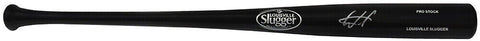 Wander Franco Signed Louisville Slugger Pro Stock Black Baseball Bat - (SS COA)