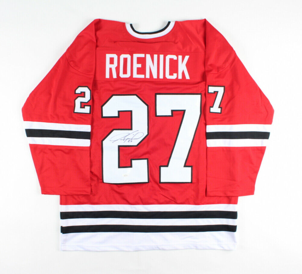 Jeremy Roenick Signed Chicago Blackhawks Jersey (JSA COA) 513