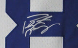 Peyton Manning HOF Signed/Auto Colts White Custom Jersey Framed Fanatics 165112