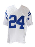 Lenny Moore HOF Autographed/Inscribed Baltimore Colts Custom Football Jersey JSA