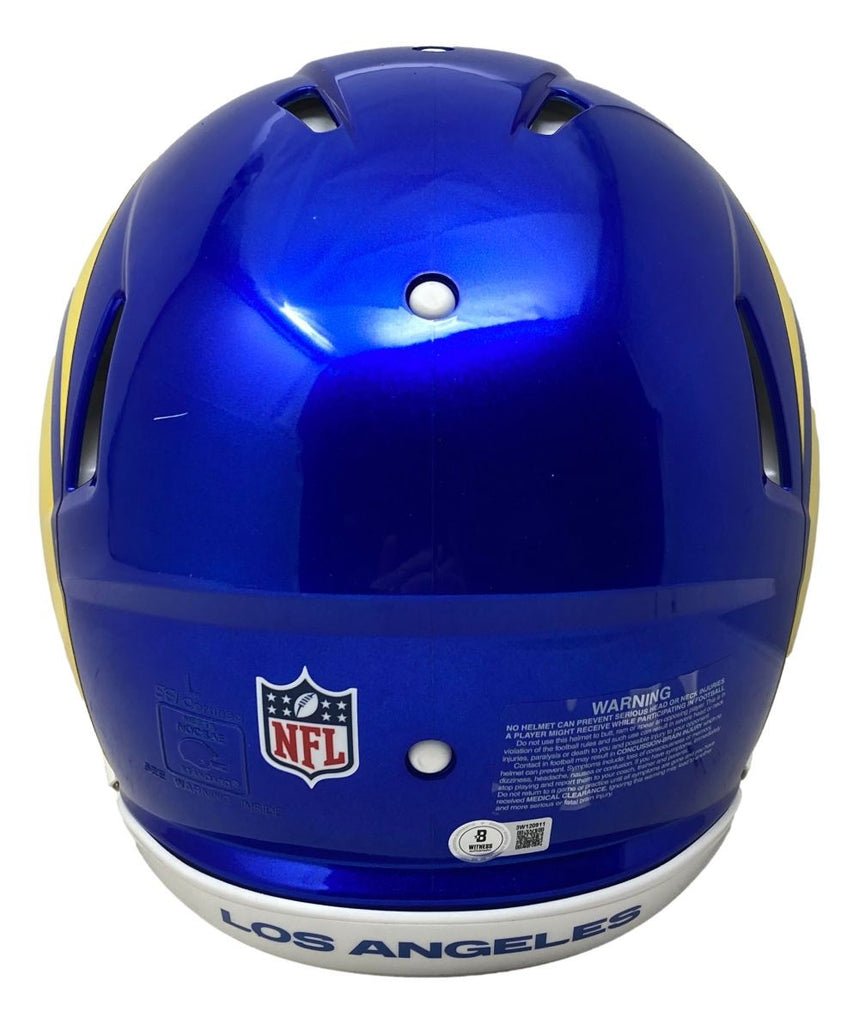 Davante Adams Signed Los Angeles Rams Full Size Authentic Speed Helmet ...