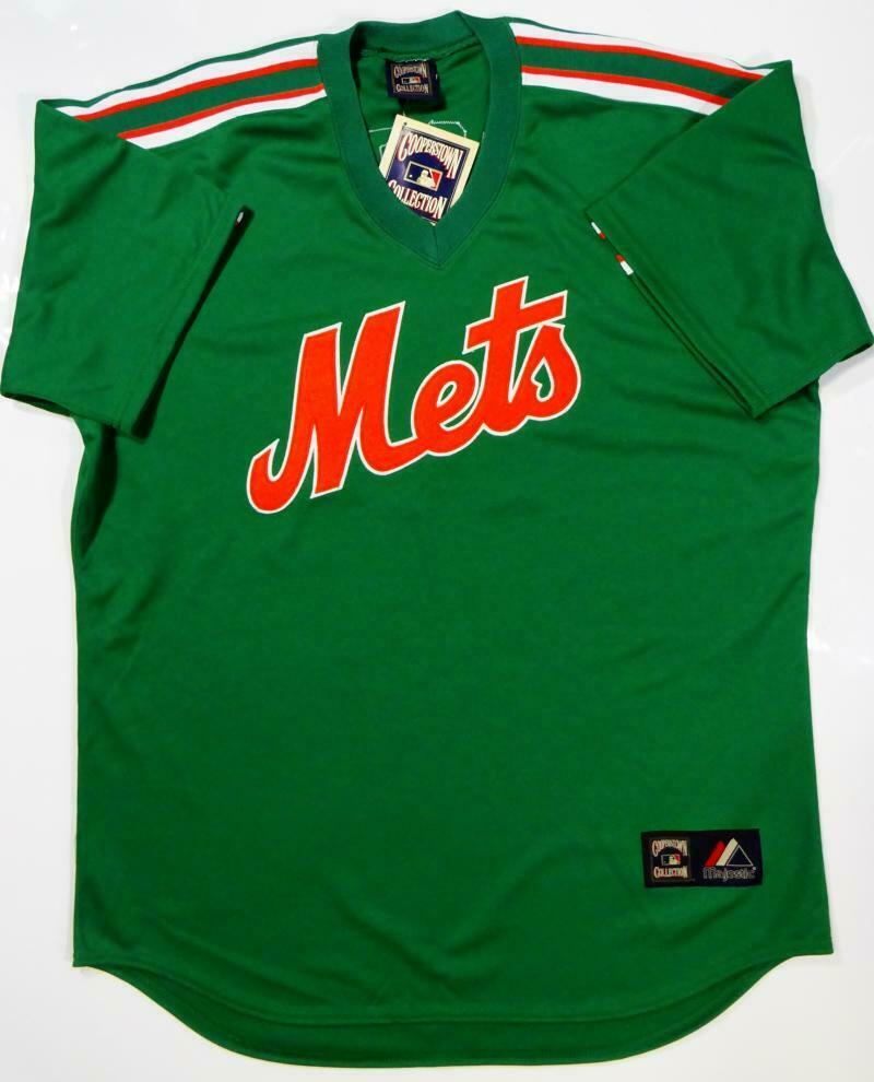 Doc Gooden Signed New York Mets Green Majestic Jersey w/ 86 WS
