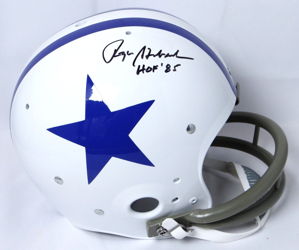 Roger Staubach Signed Cowboys F/S 60-63 TB TK Helmet W/ HOF- JSA W Aut – Super Sports Center Roger Staubach Signed Cowboys F/S 60-63 TB TK Helmet W/ HOF- JSA W Aut – Super Sports Center