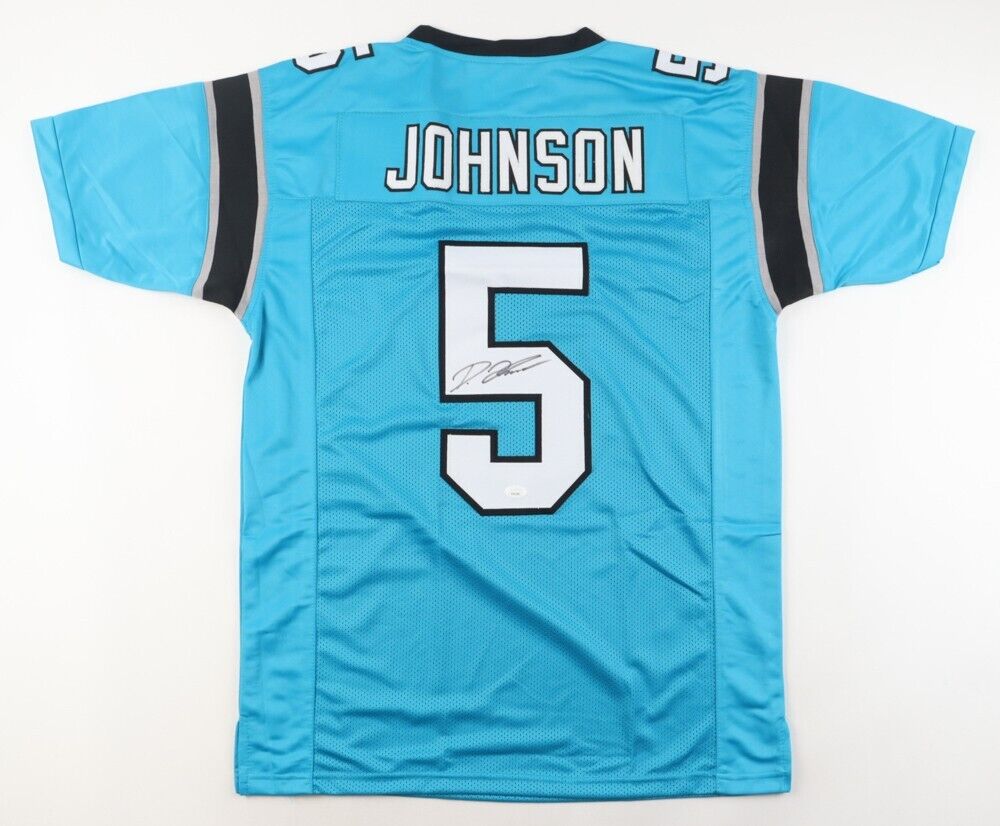Diontae Johnson Signed Panthers Jersey (JSA COA) Carolina Wide