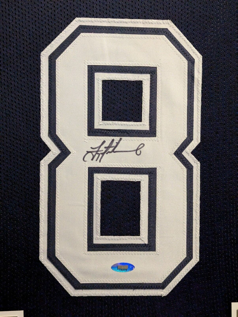FRAMED DALLAS COWBOYS TROY AIKMAN AUTOGRAPHED SIGNED JERSEY