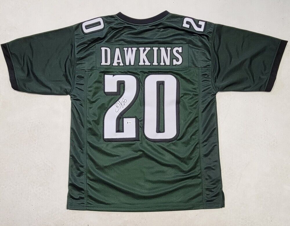 Brian Dawkins Signed Philadelphia Eagles Jersey (Beckett) 9xPro